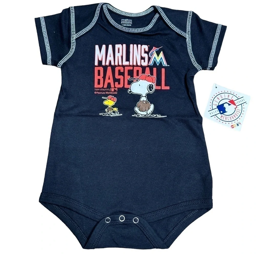 Genuine Merchandise Miami Marlins MLB bodysuits 3 pack NWT 18 months